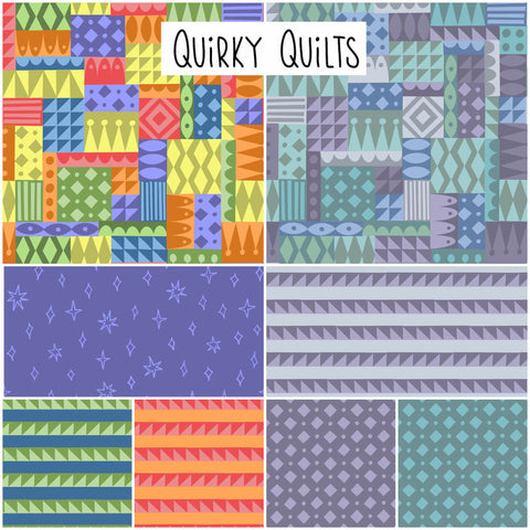 Quirky Quilts - Mini Fabric Collection