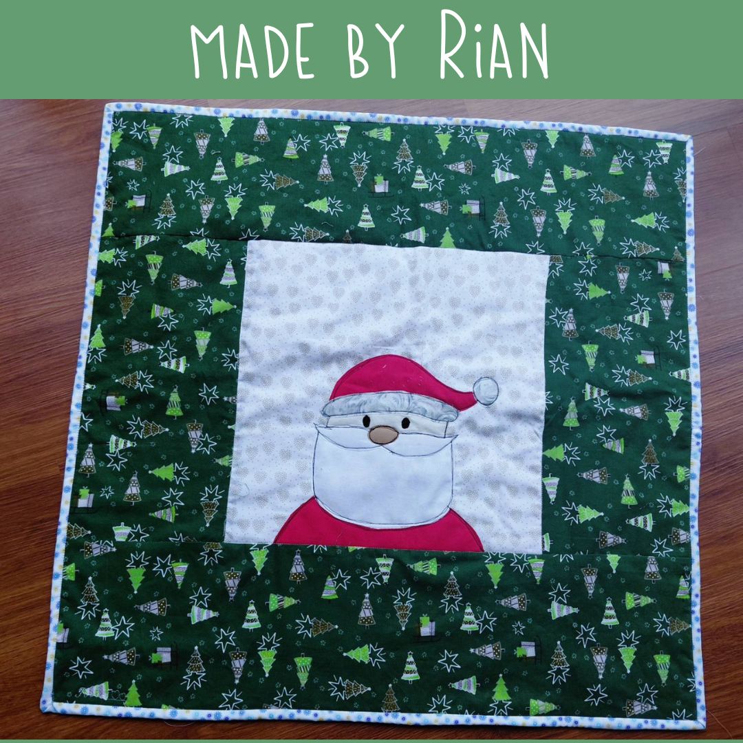 Santa Claus Applique Quilt Pattern
