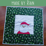 Santa Claus Applique Quilt Pattern