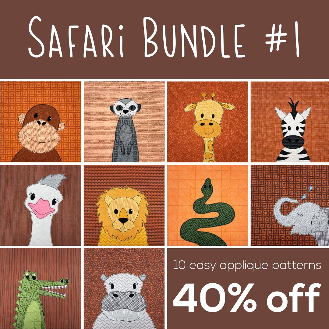 Lucien Lion Applique Pattern