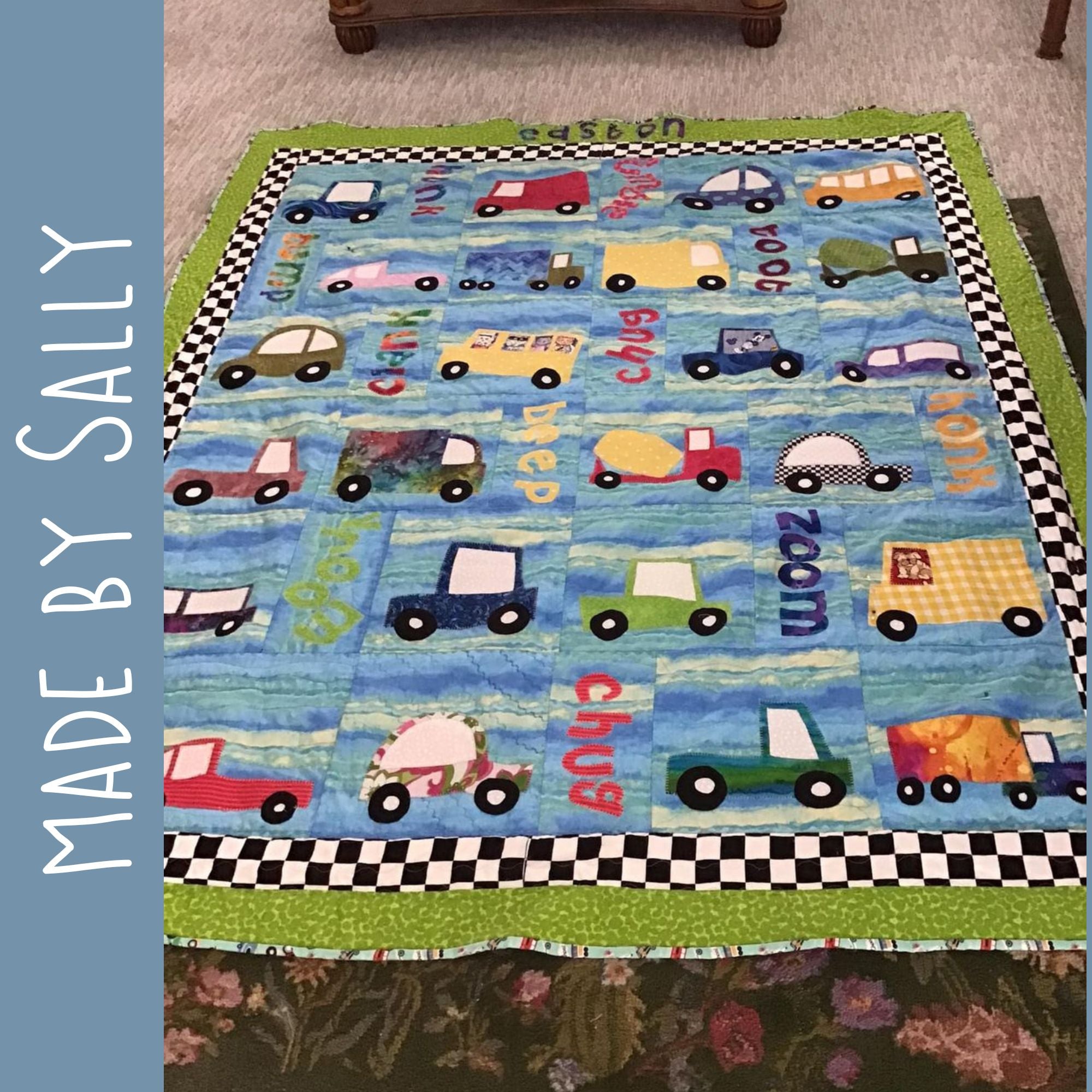 Beep! Beep! Cars and Trucks Quilt Pattern