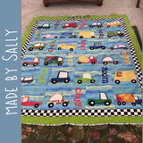 Beep! Beep! Cars and Trucks Quilt Pattern