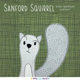 Sanford Squirrel Applique Pattern