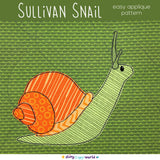 Sullivan Snail Applique Pattern