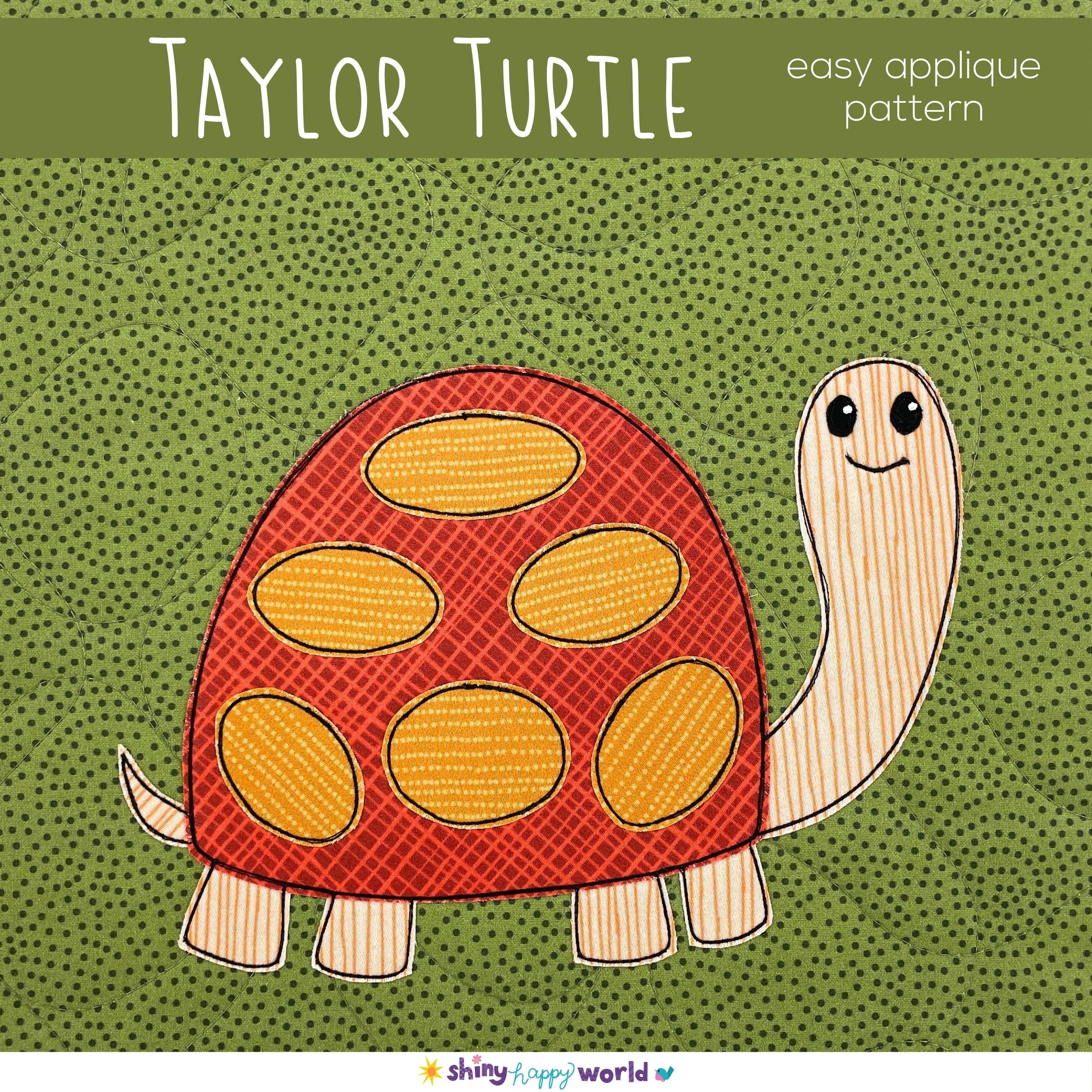 Taylor Turtle Applique Pattern