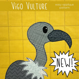 Vigo Vulture Applique Pattern