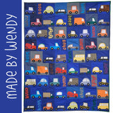 Beep! Beep! Cars and Trucks Quilt Pattern