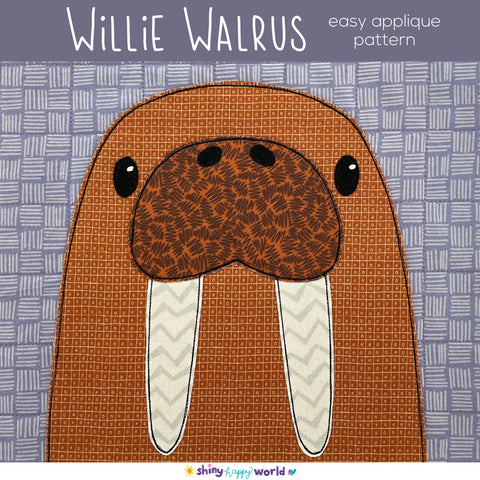 Willie Walrus Applique Quilt Pattern