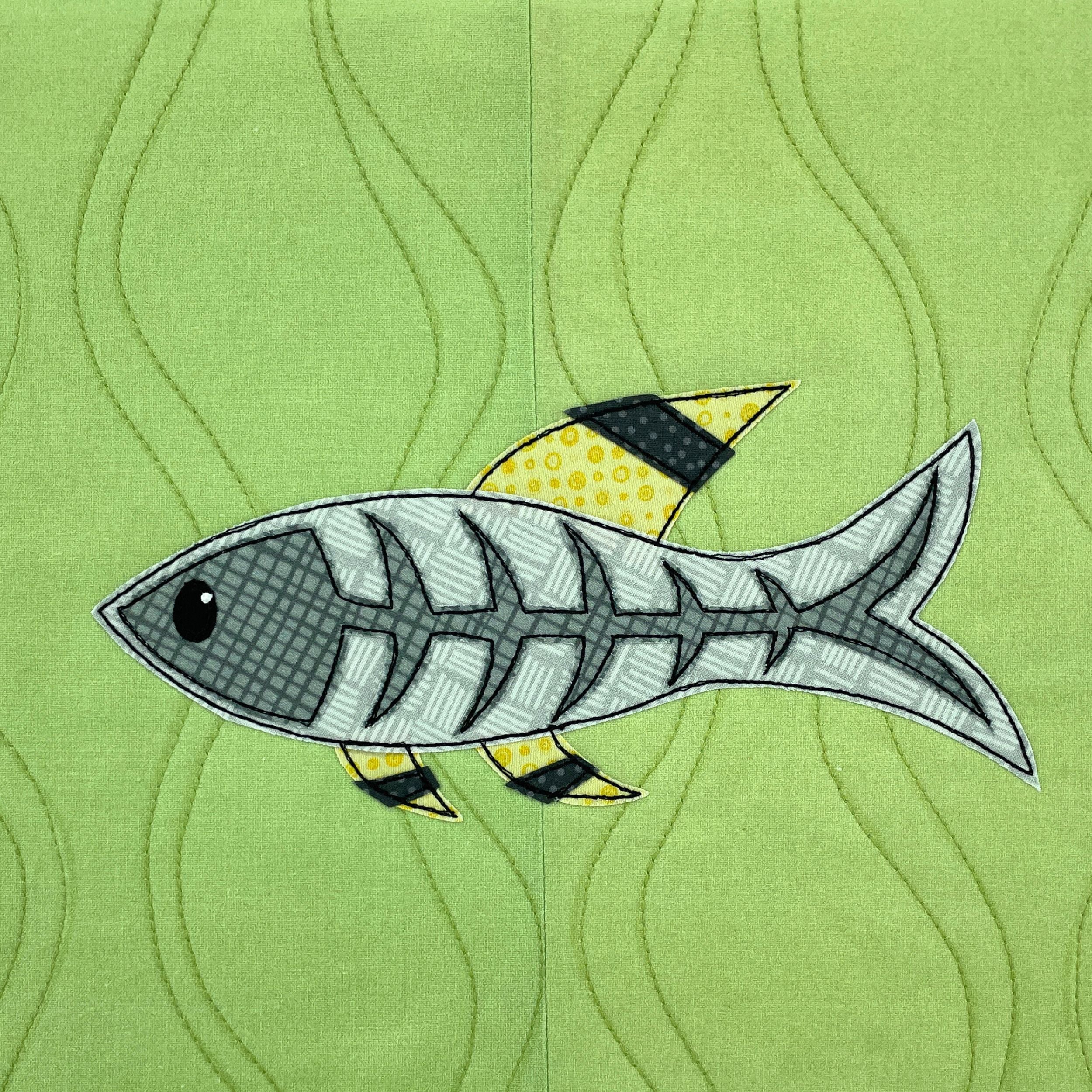 Greer Goldfish Applique Pattern