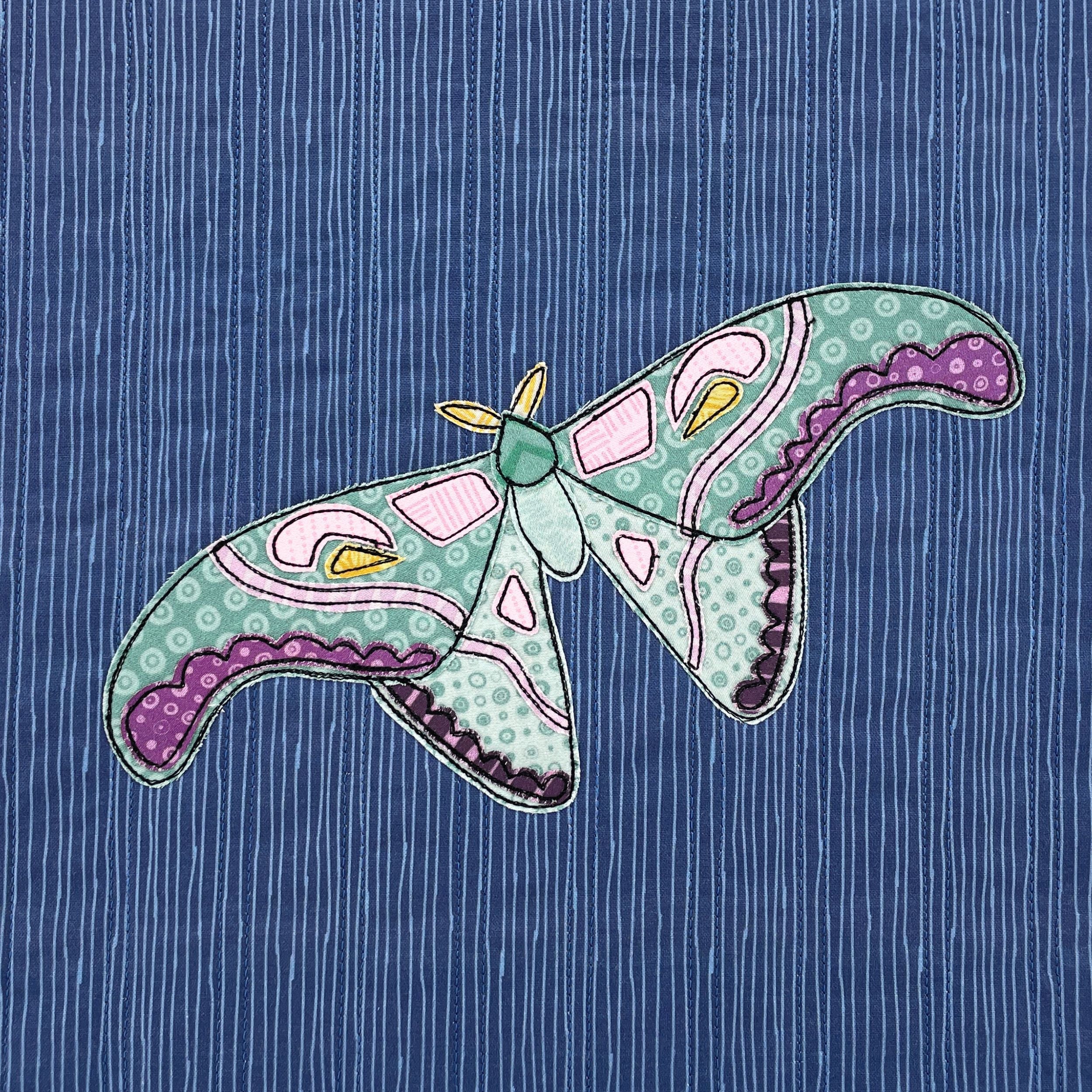 Atlas Moth Applique Quilt Pattern