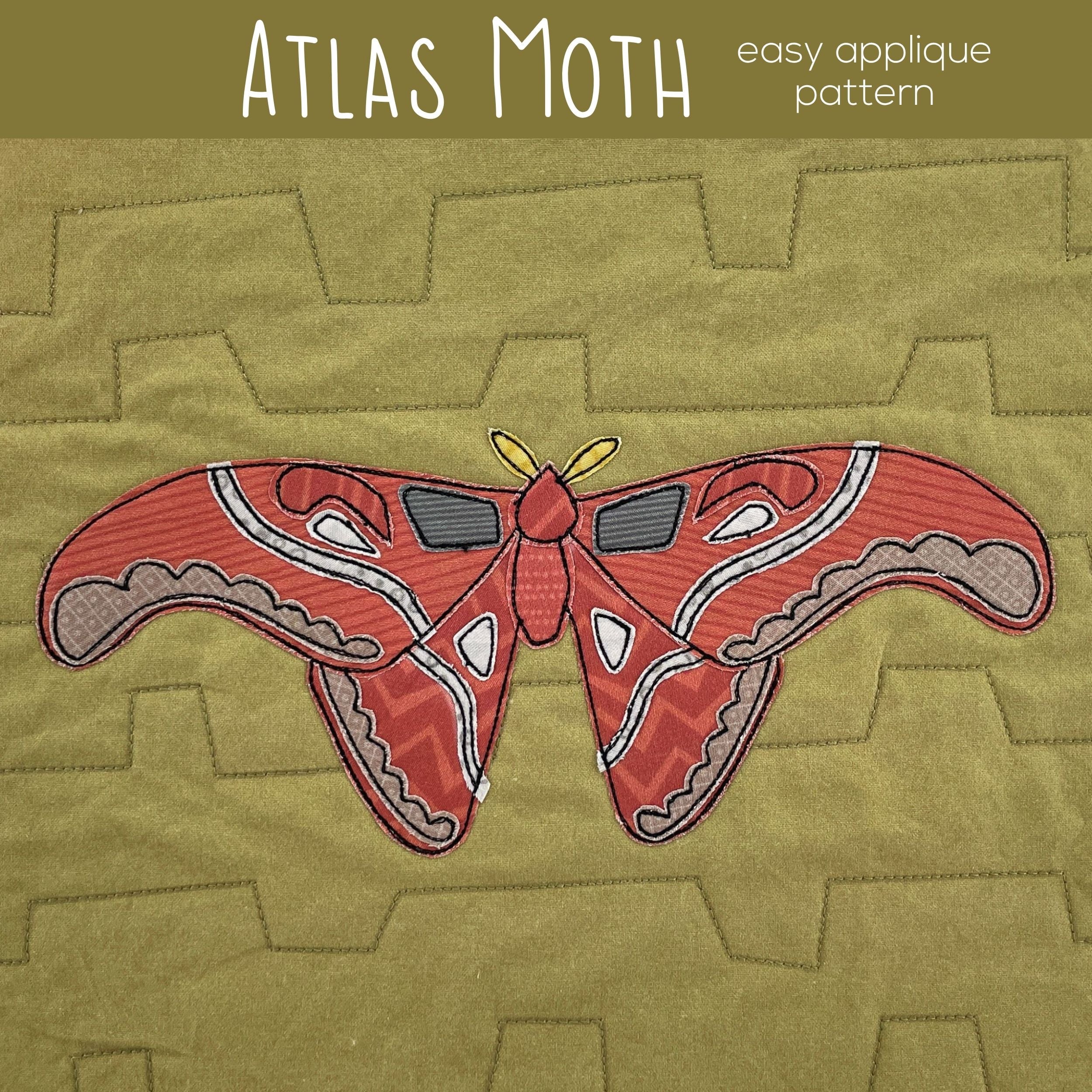 Moths Applique Quilt Pattern Bundle