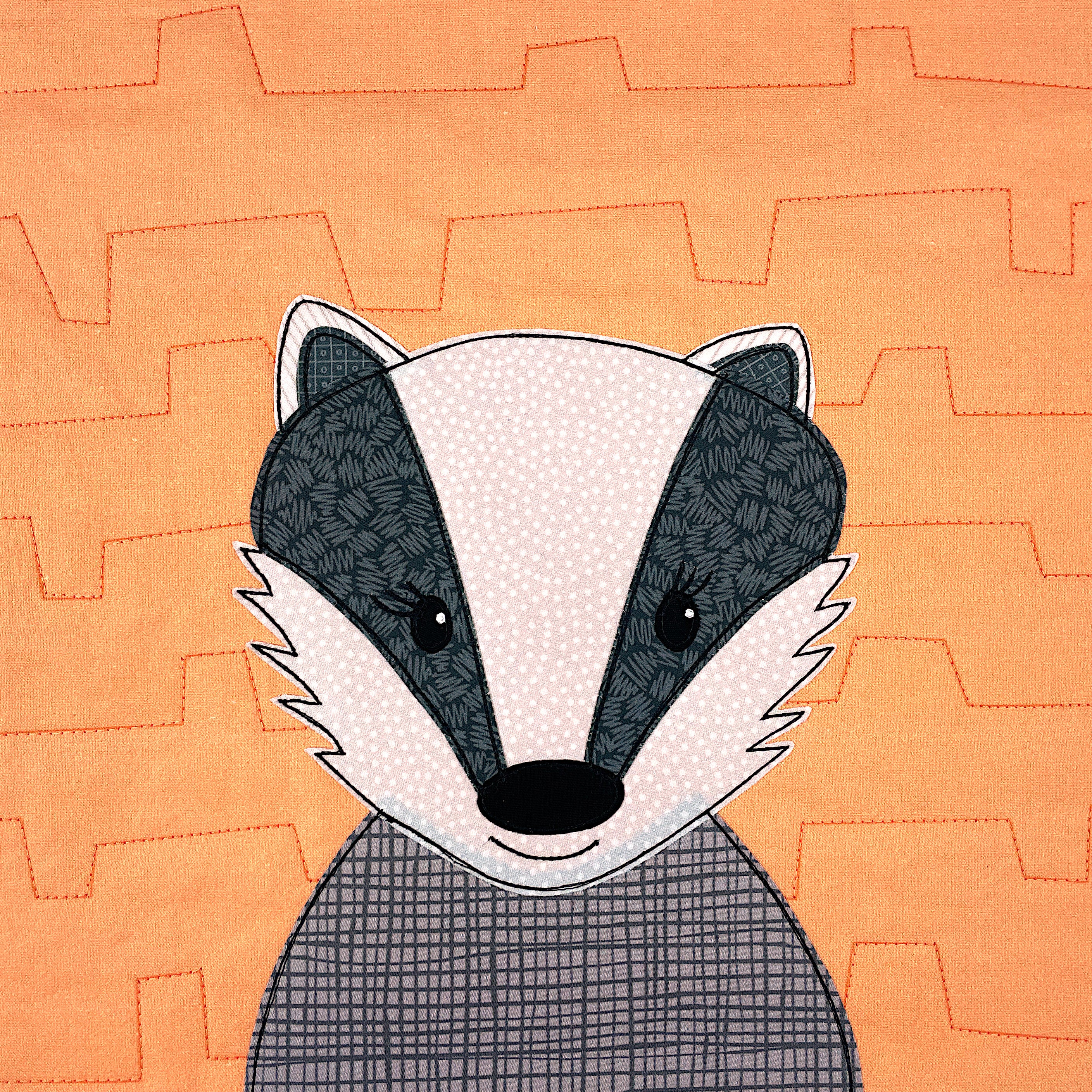 Benjamin Badger Applique Pattern