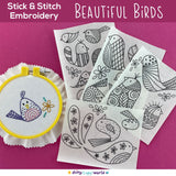 Beautiful Birds Stitch and Stitch Pack