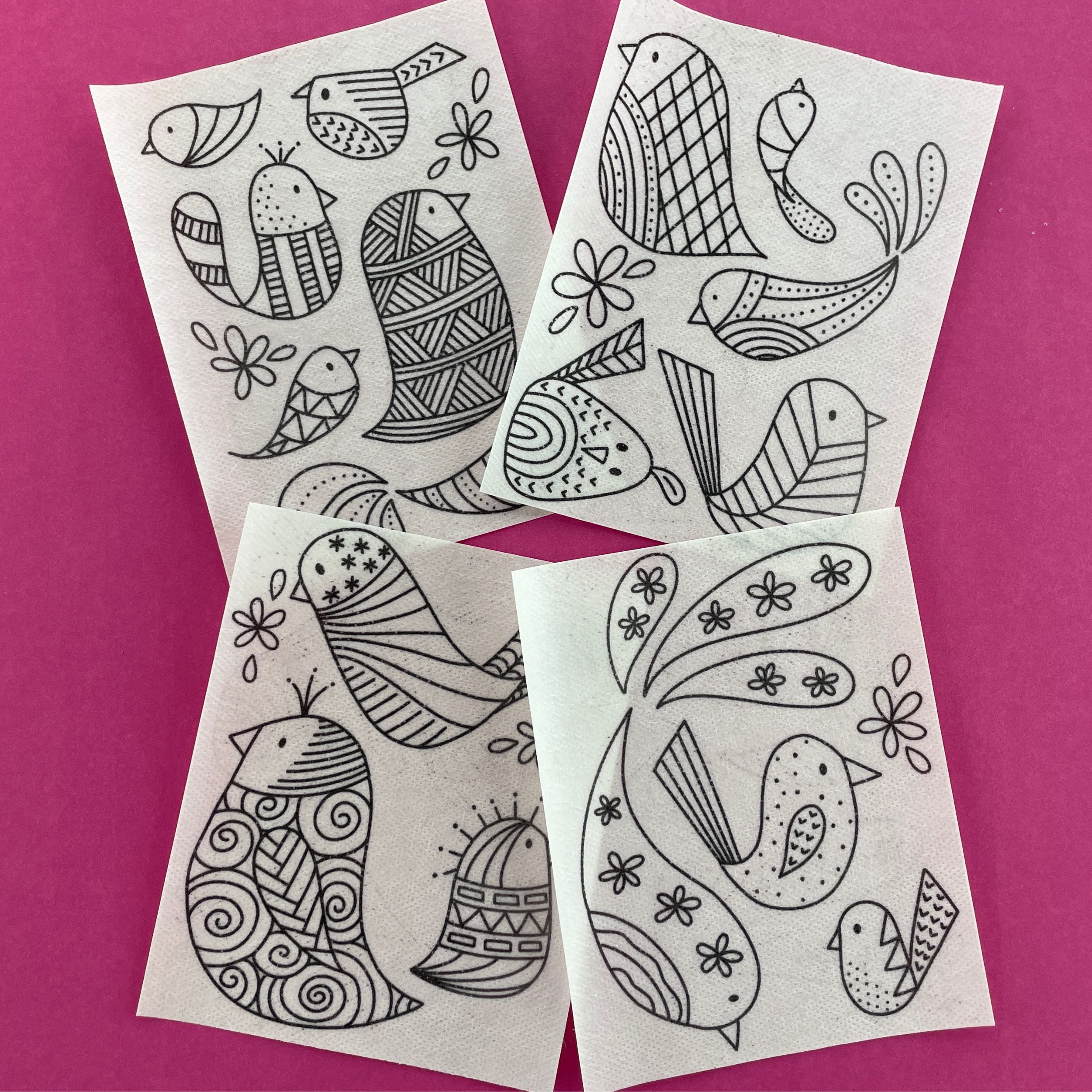 Beautiful Birds Stitch and Stitch Pack