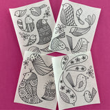Beautiful Birds Stitch and Stitch Pack