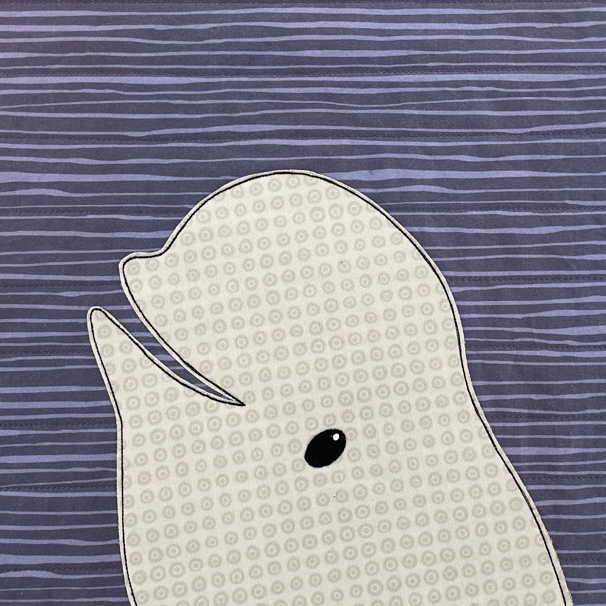 Beluga Whale Applique Quilt Pattern