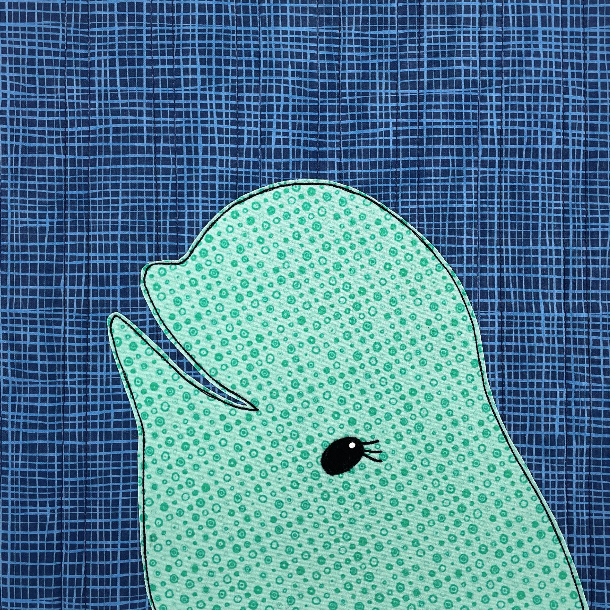 Beluga Whale Applique Quilt Pattern