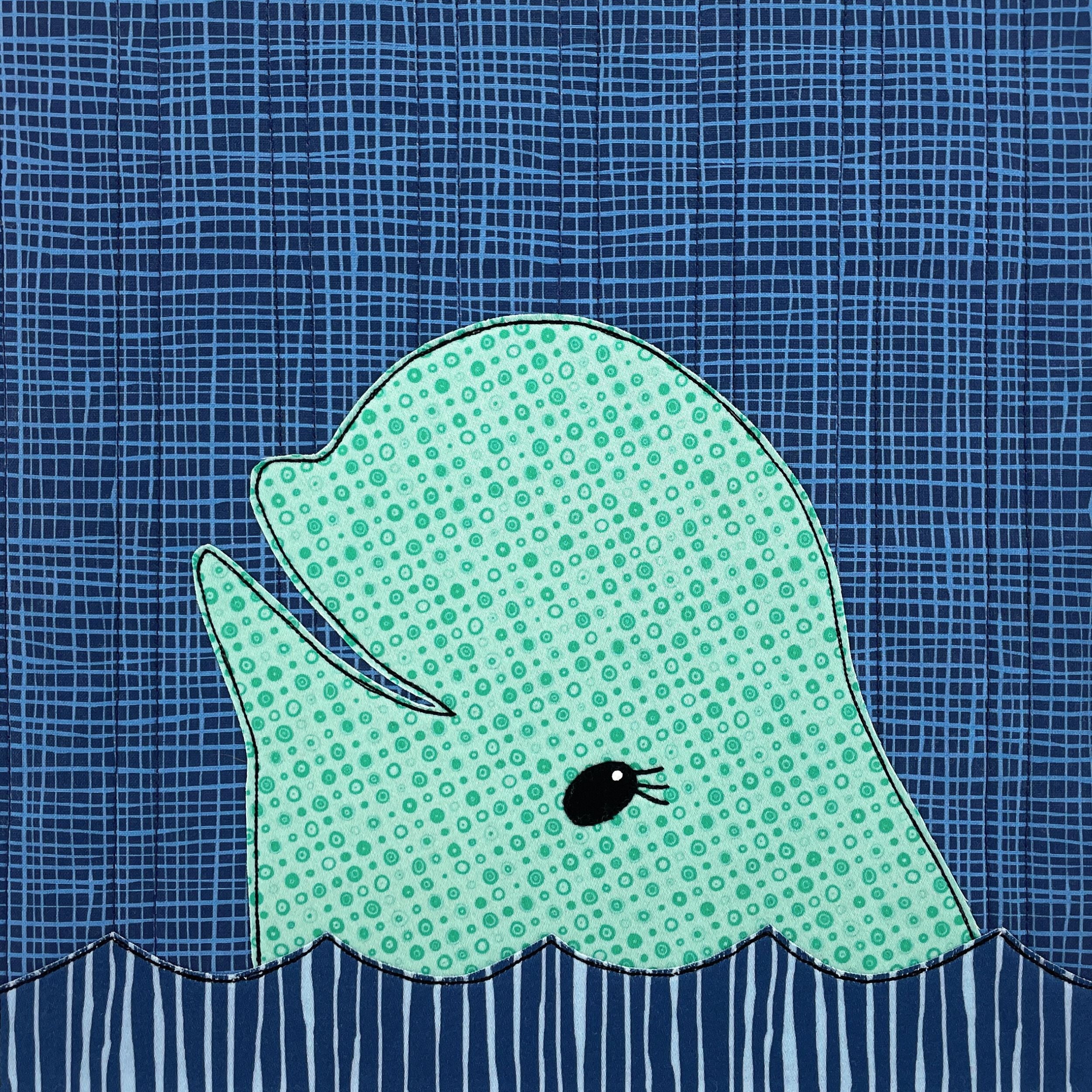 Beluga Whale Applique Quilt Pattern