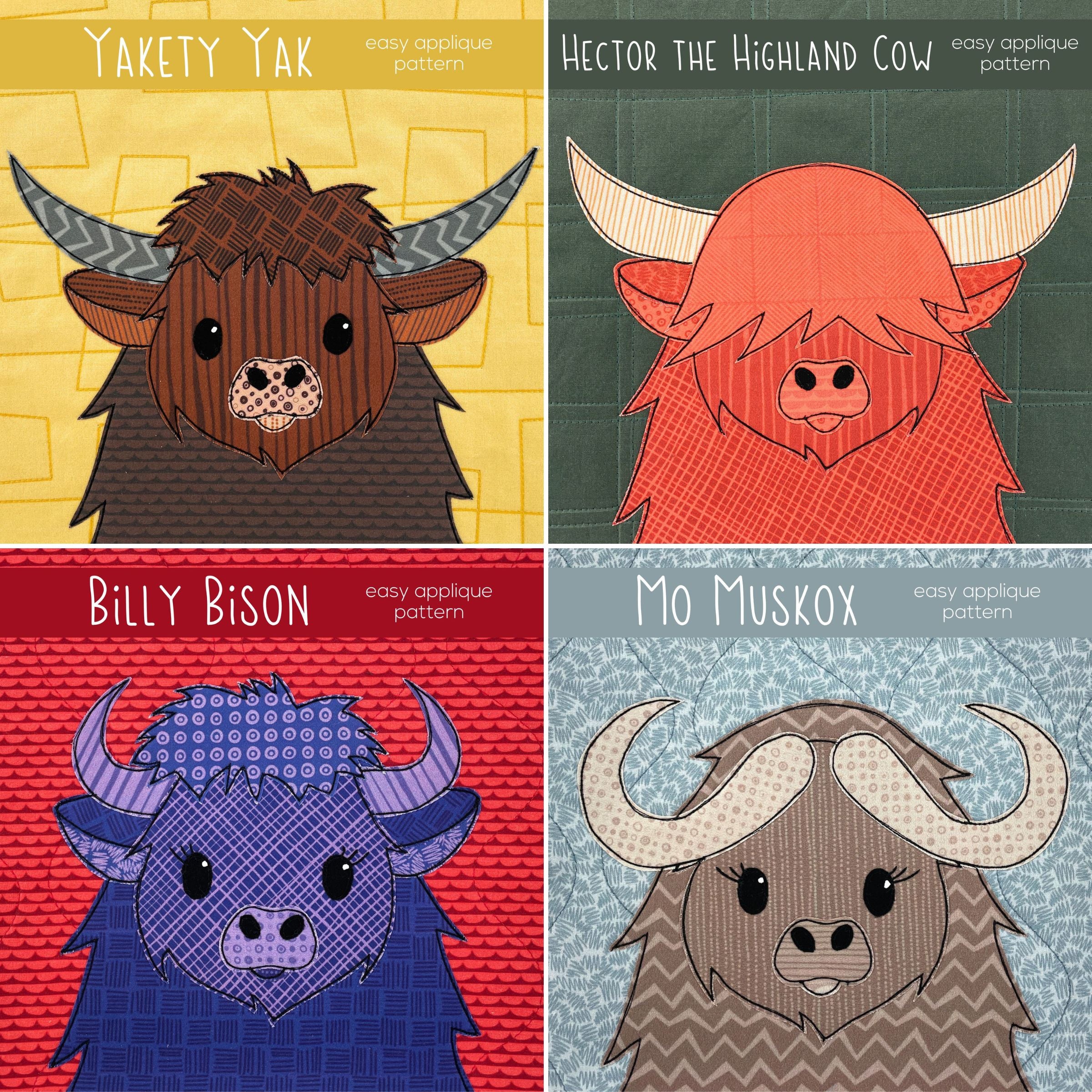 Yakety Yak Applique Pattern