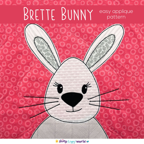 Brette Bunny applique pattern