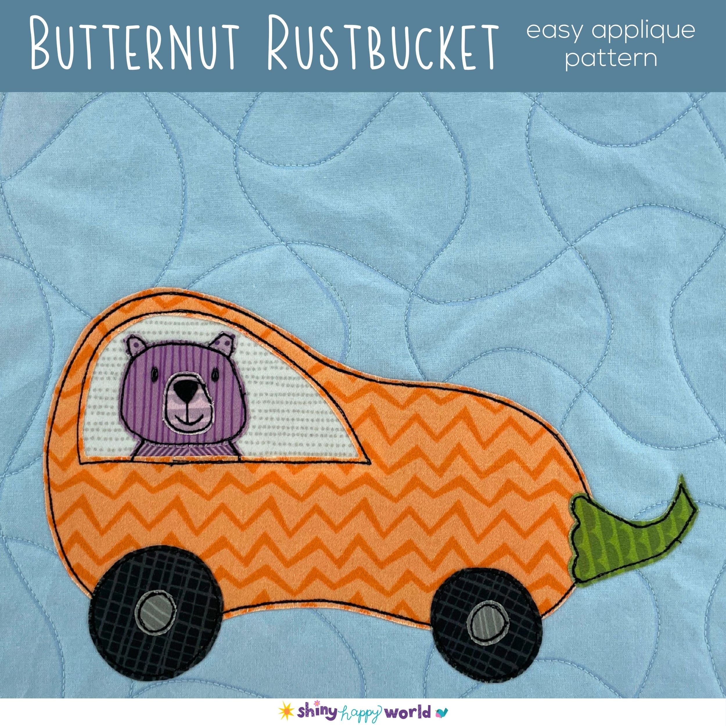 Butternut Rustbucket Applique Pattern