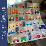 Beep! Beep! Cars and Trucks Quilt Pattern