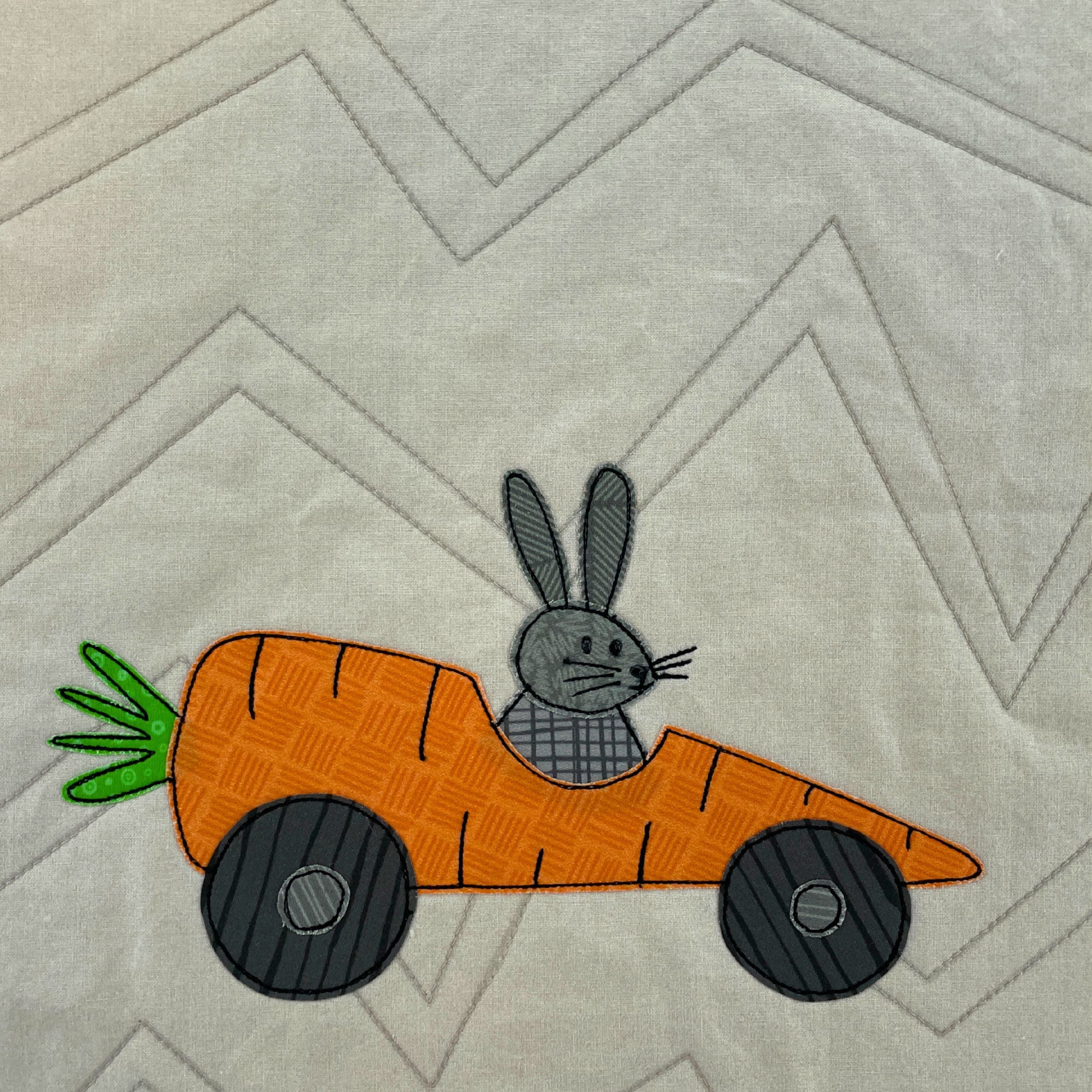 Carrot Chariot Applique Pattern