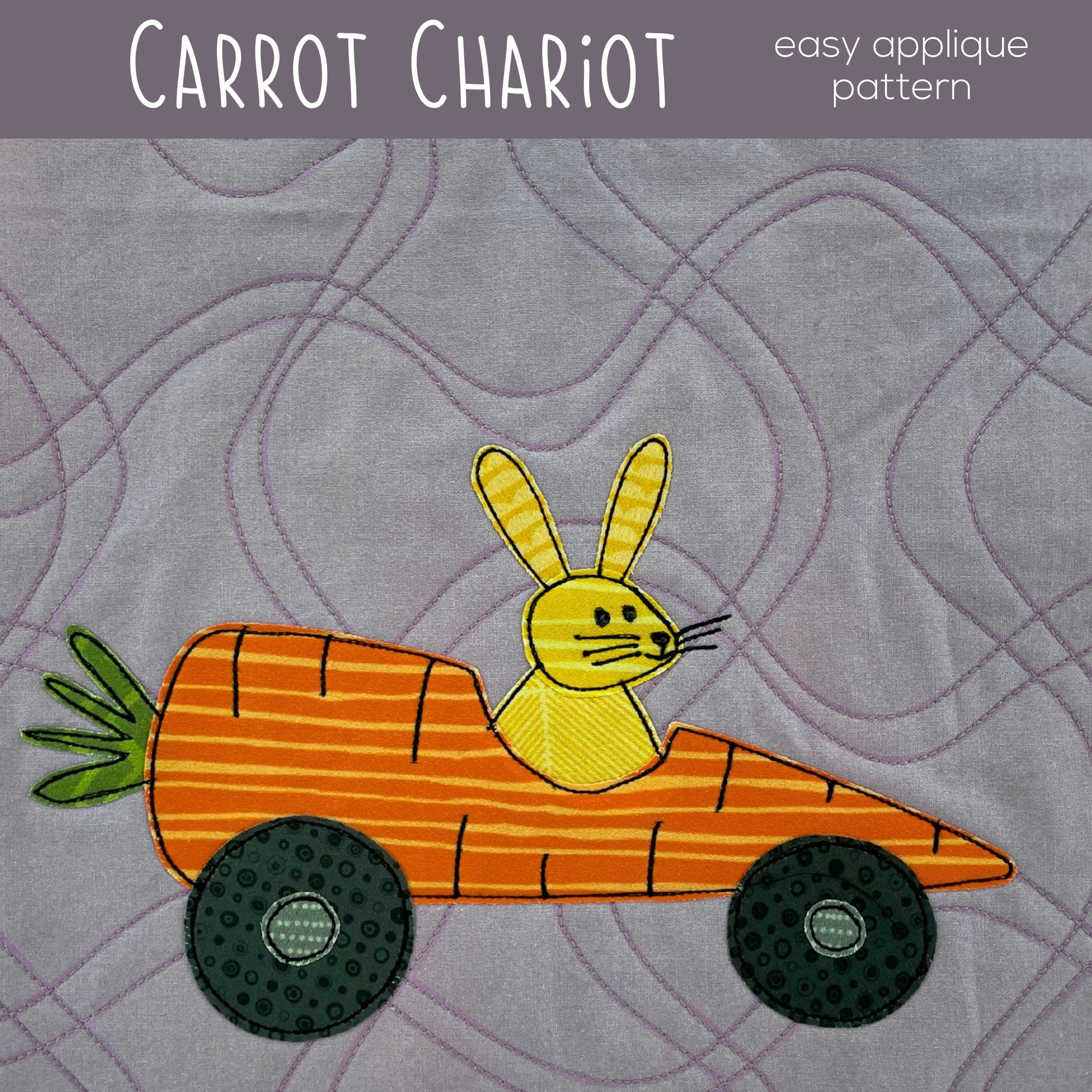 Vegetable Cars Applique Quilt Pattern Bundle