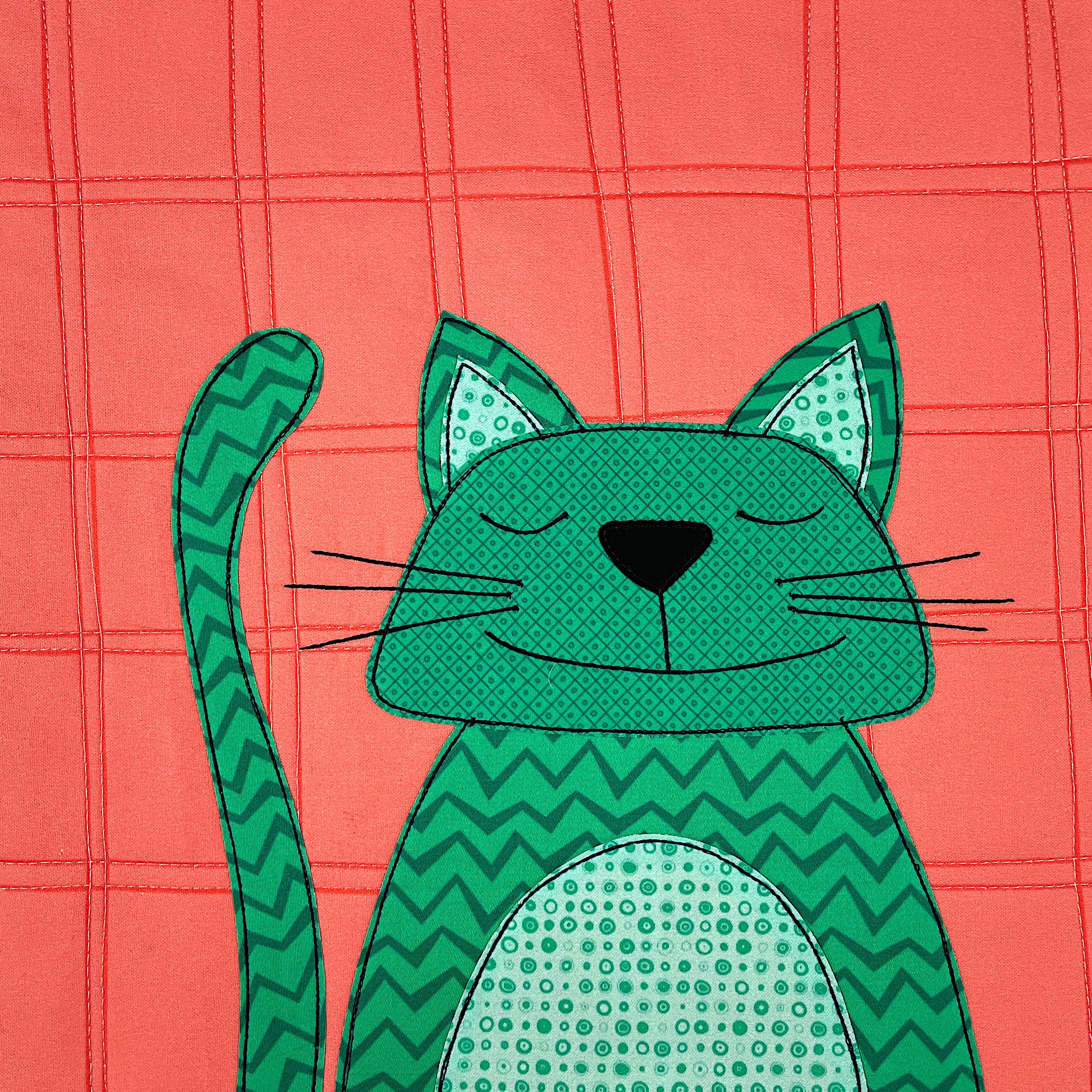 Cats embroidery pattern – Shiny Happy World