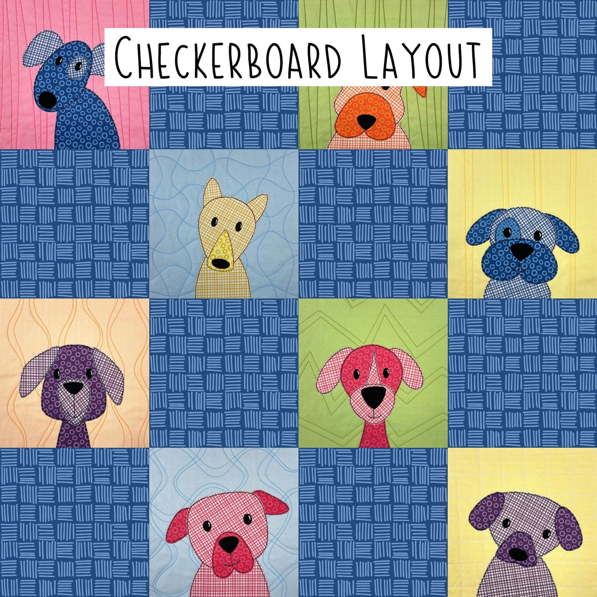 Checkerboard Quilt Layout Guide