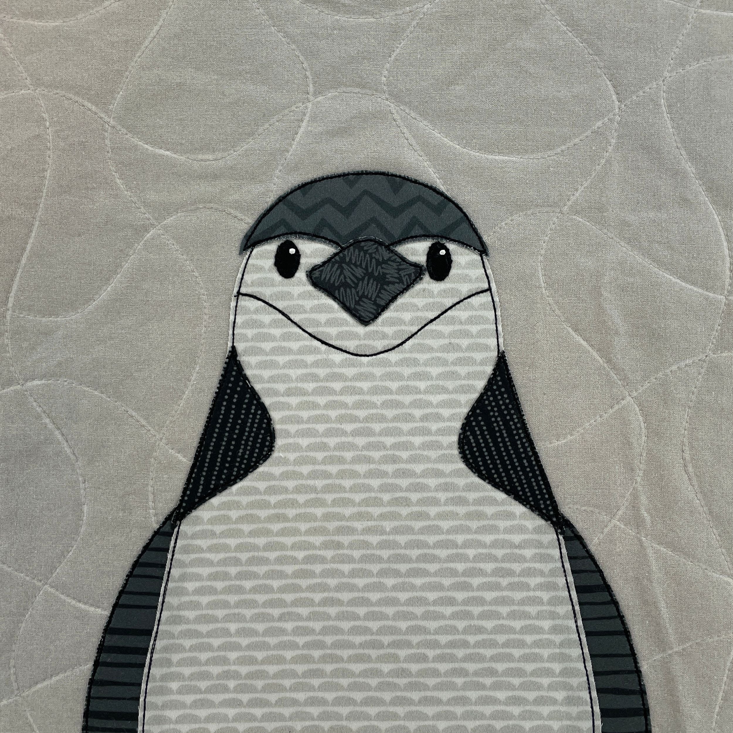 Patch the Chinstrap Penguin Applique Quilt Pattern