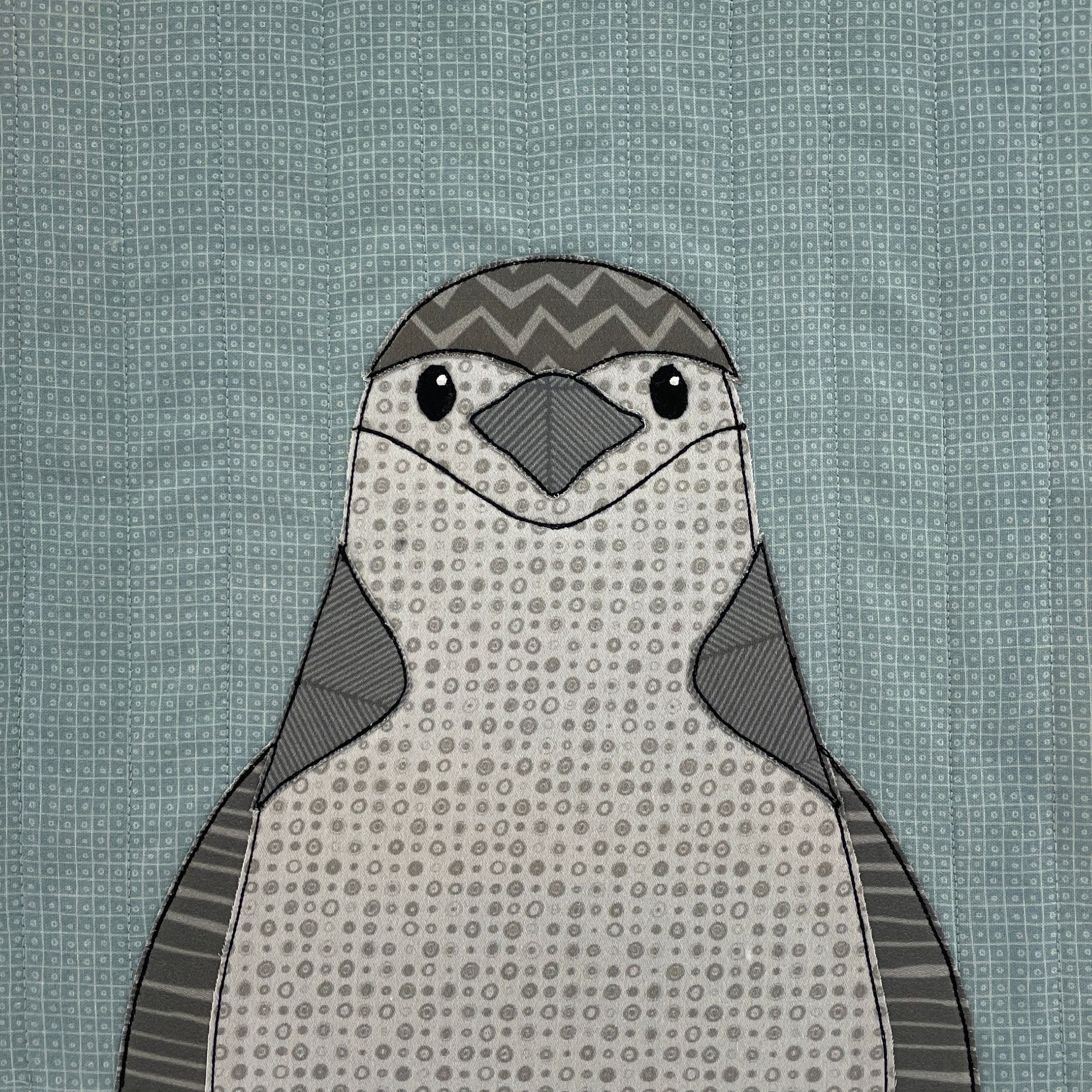 Patch the Chinstrap Penguin Applique Quilt Pattern