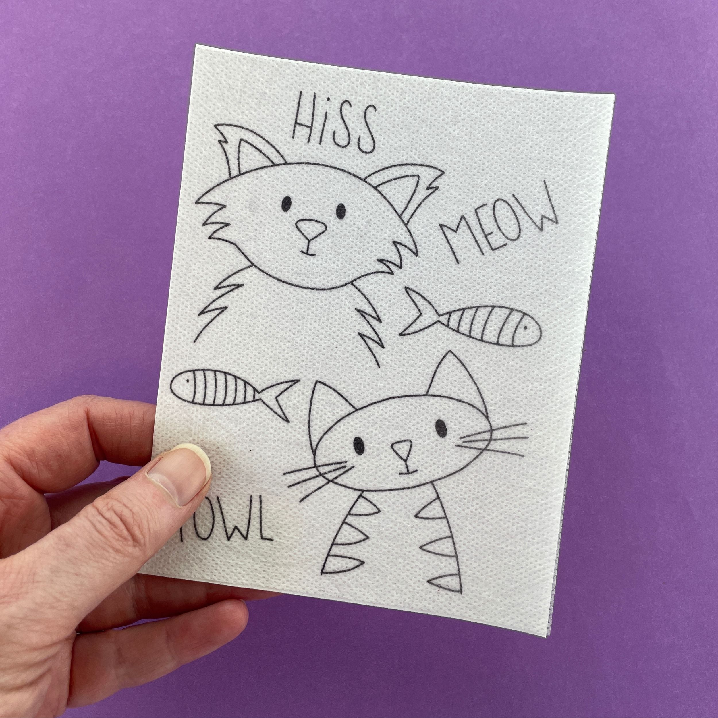 Clever Cats 2 Stick and Stitch Pack