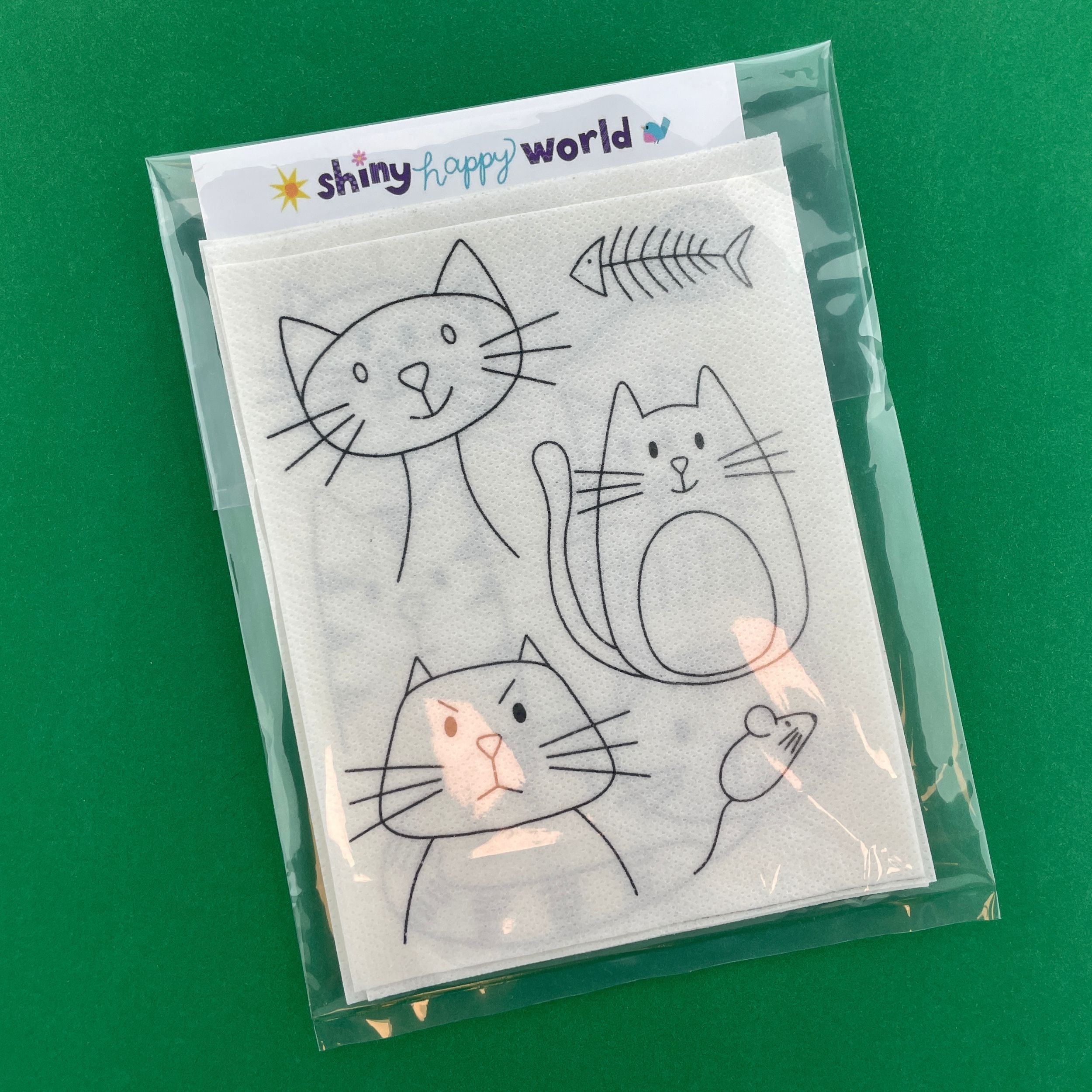 Clever Cats Stick and Stitch Pack