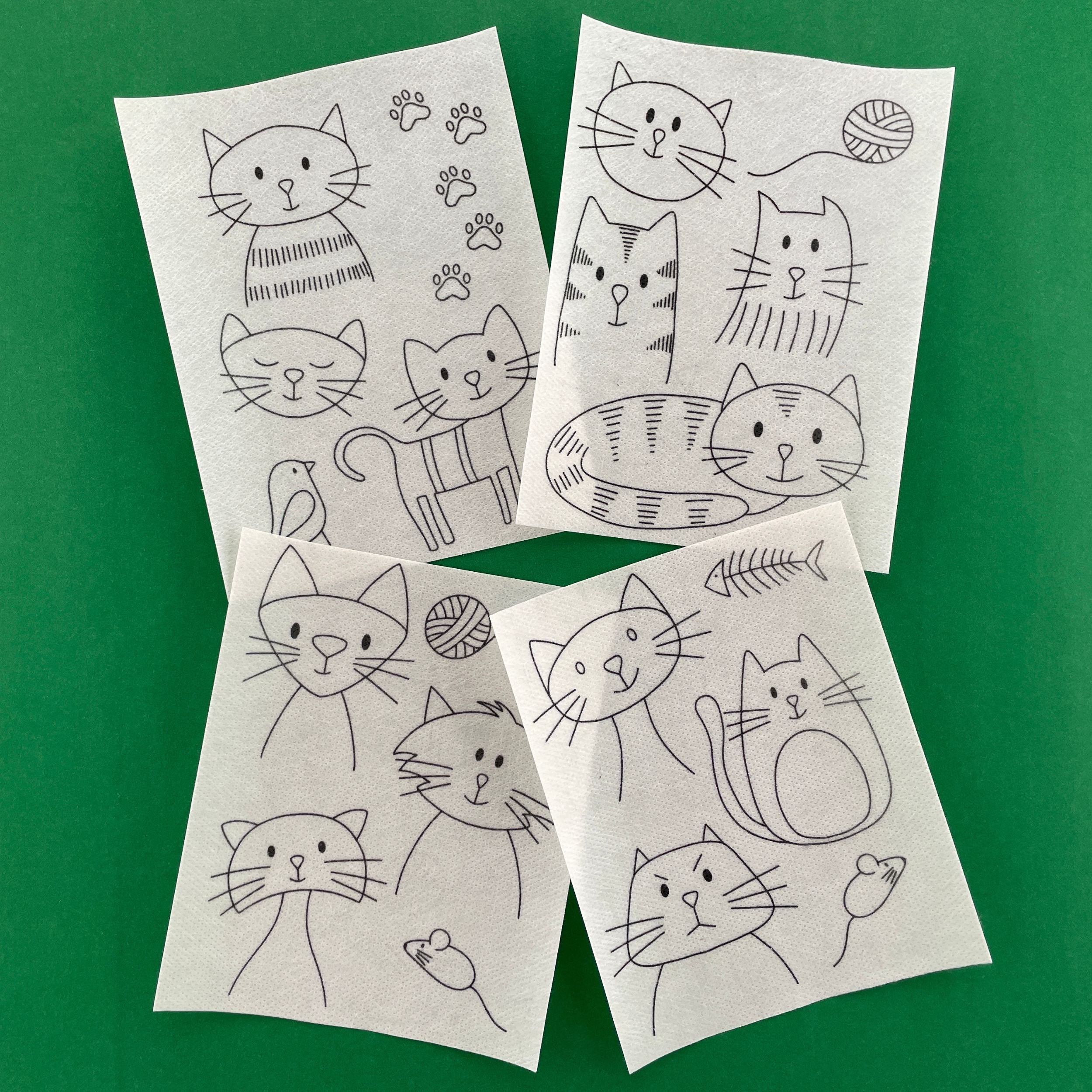 Clever Cats Stick and Stitch Pack