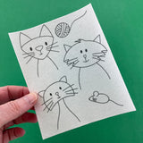 Clever Cats Stick and Stitch Pack