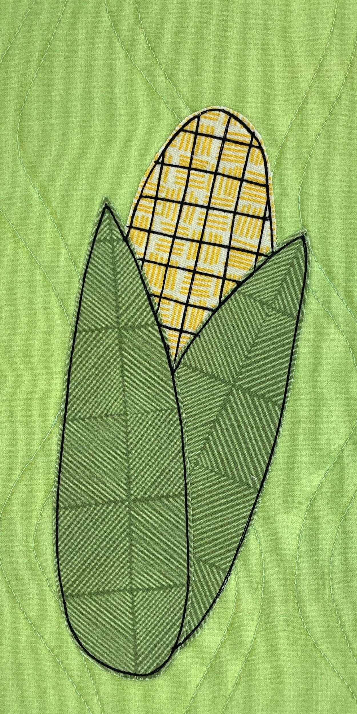 Corn and Carrot Applique Quilt Pattern