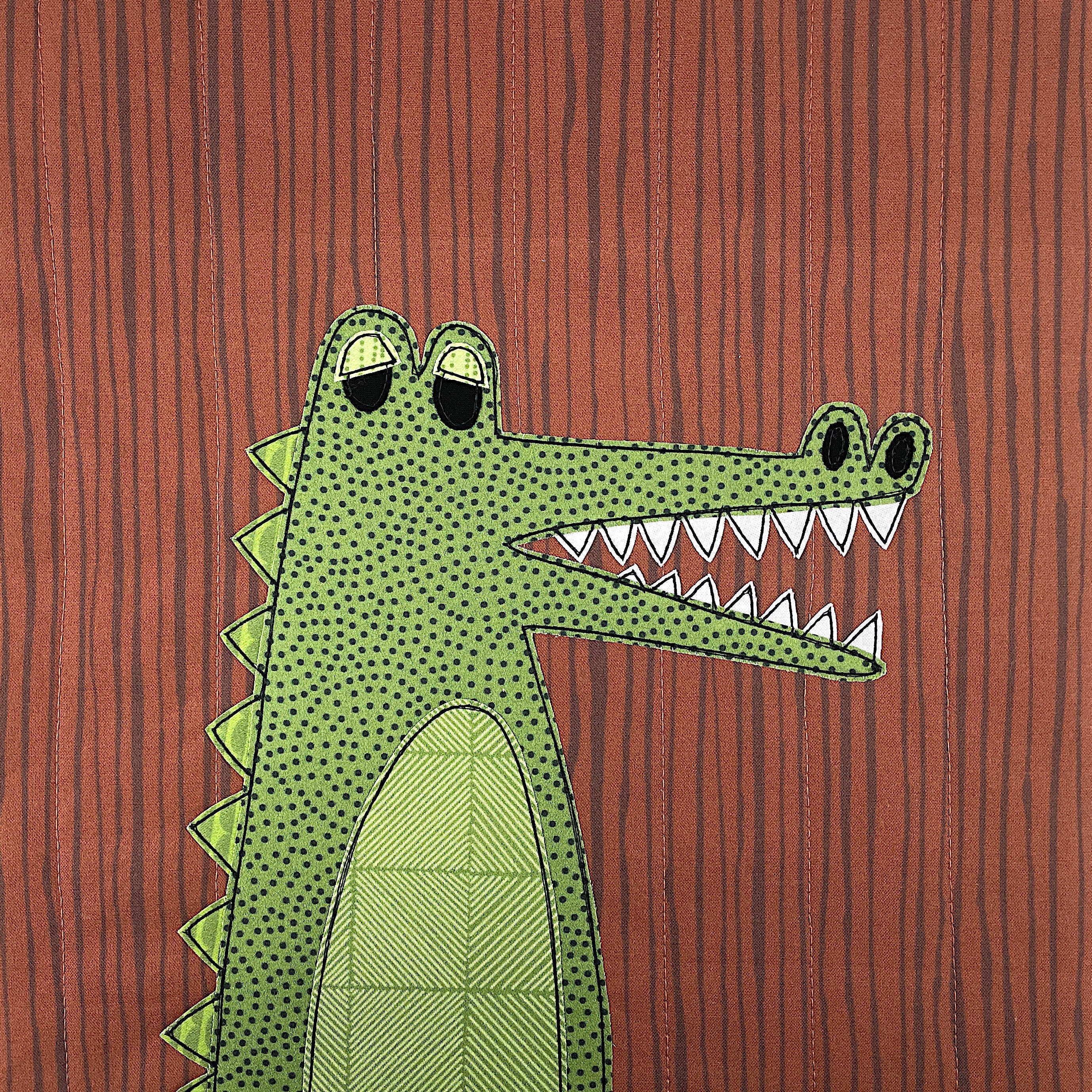 Casey Crocodile Applique Pattern