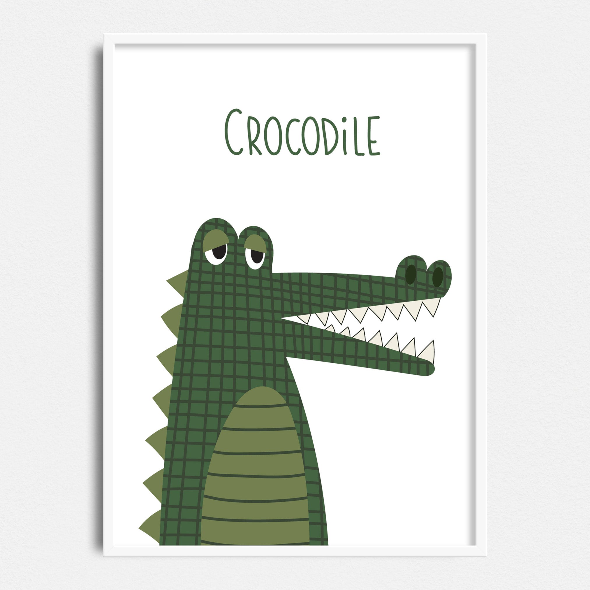 Alligator/Crocodile Art Print - printable digital files