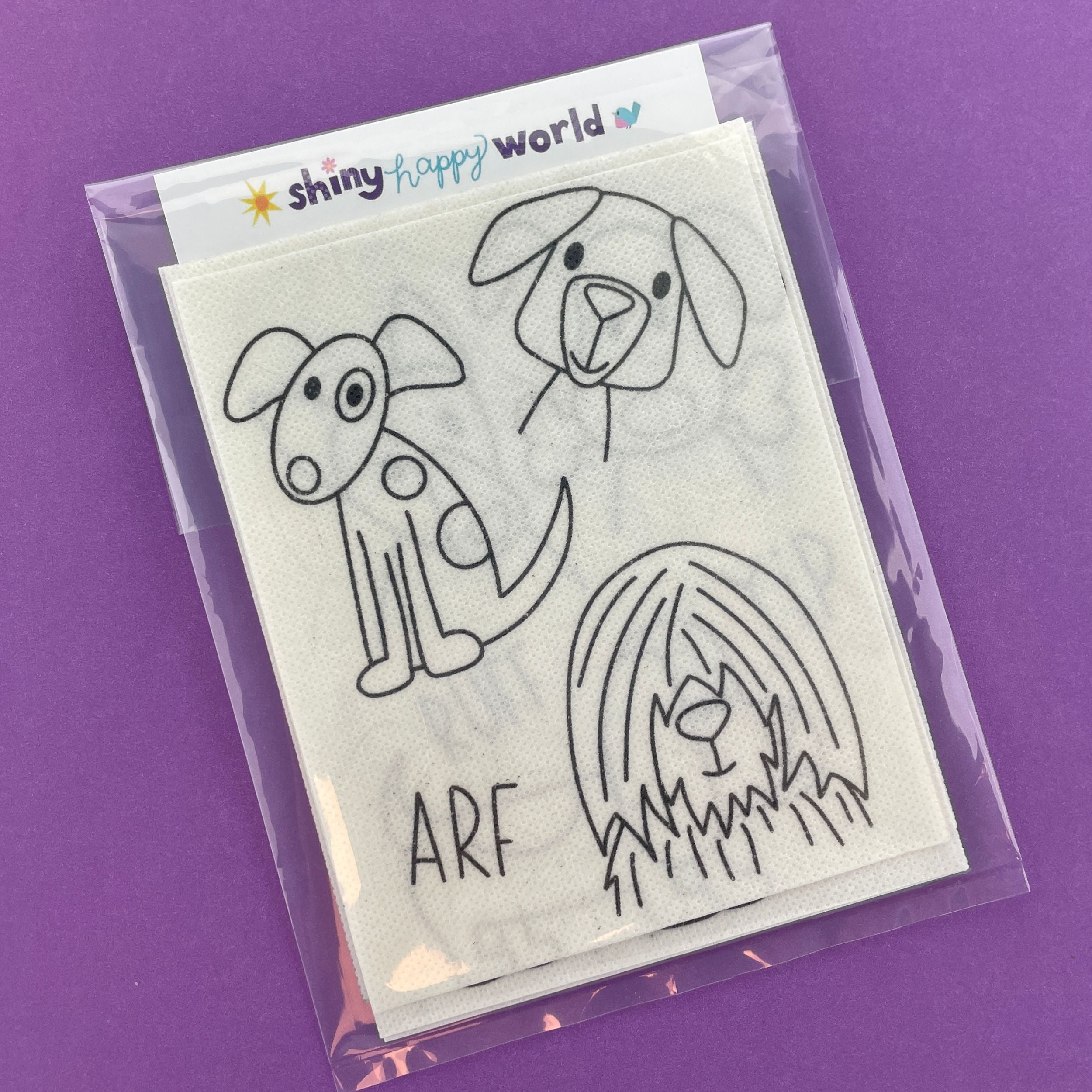 Dapper Dogs 2 Stick and Stitch Pack