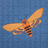 Death's Head Hawkmoth Applique Quilt Pattern