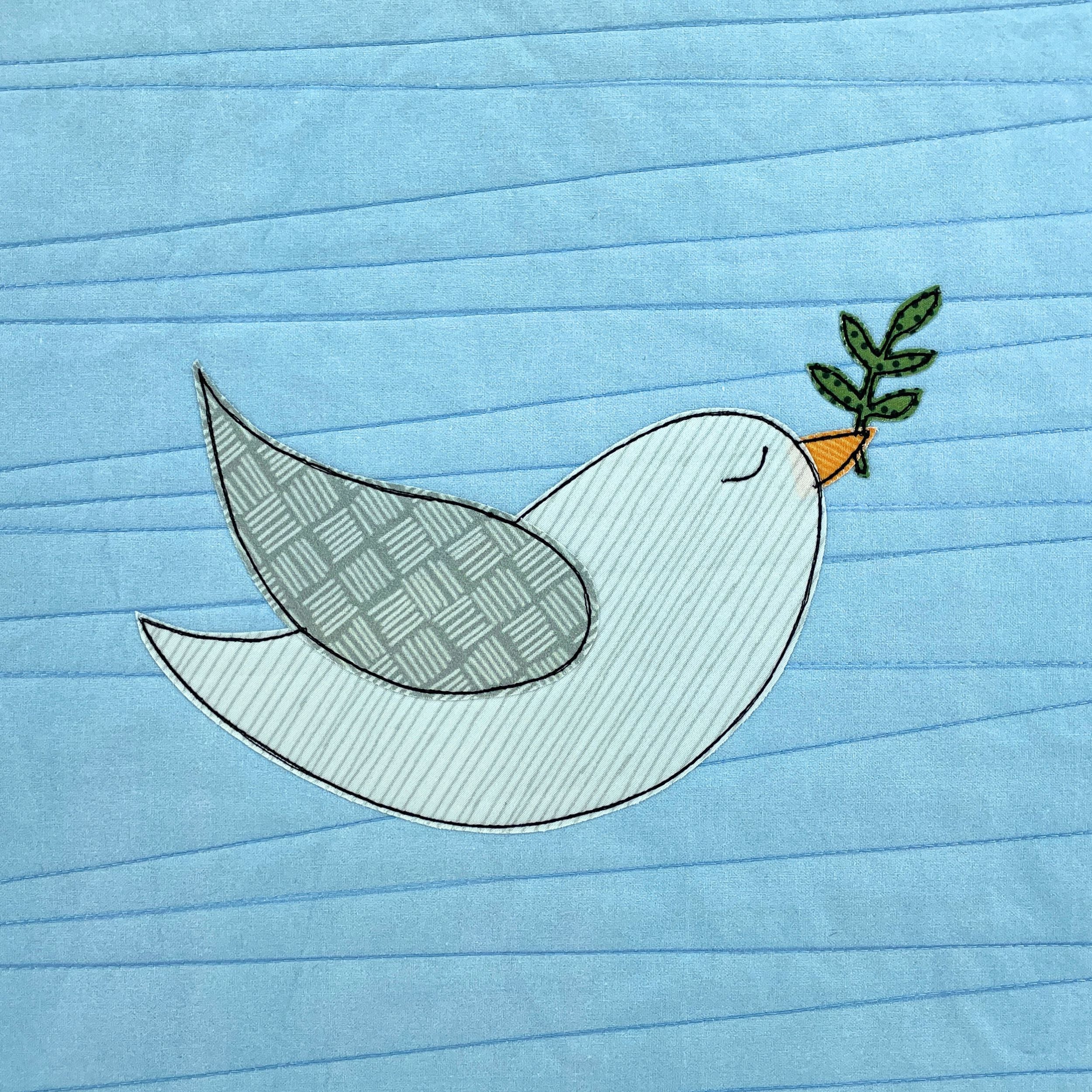 Peace Dove Applique Quilt Pattern
