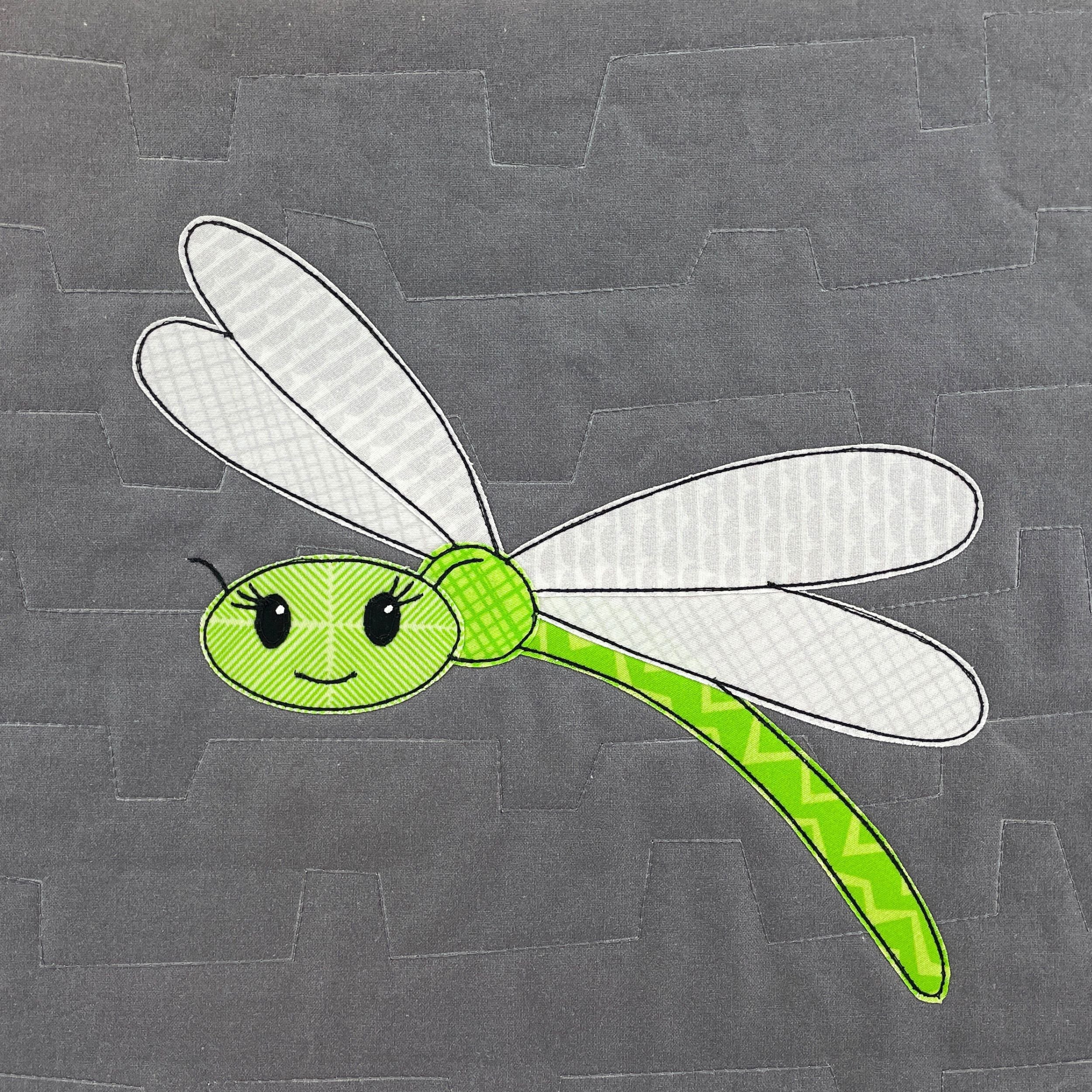Danny Dragonfly Applique Pattern