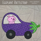Vegetable Cars Applique Quilt Pattern Bundle