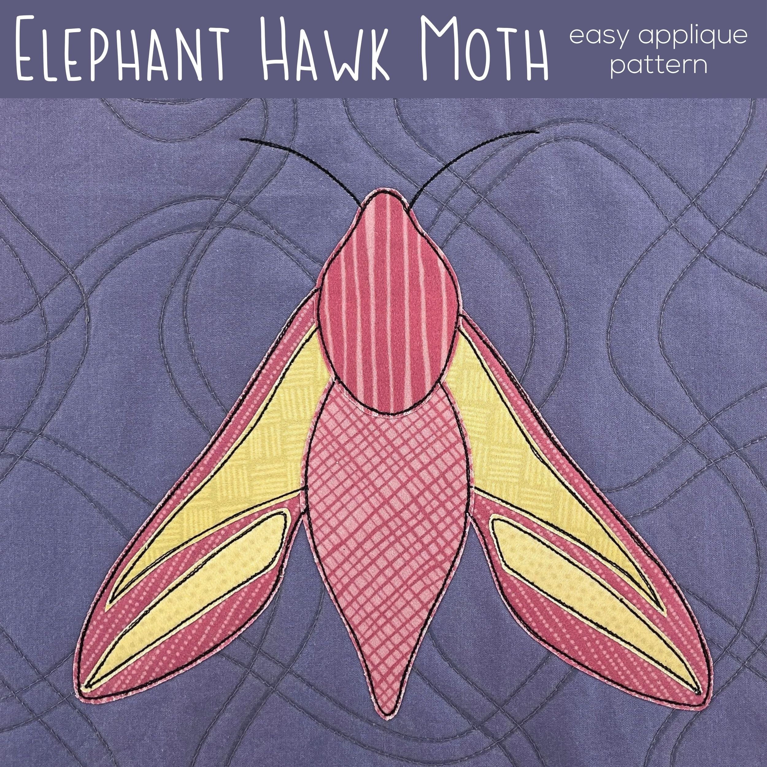 Moths Applique Quilt Pattern Bundle