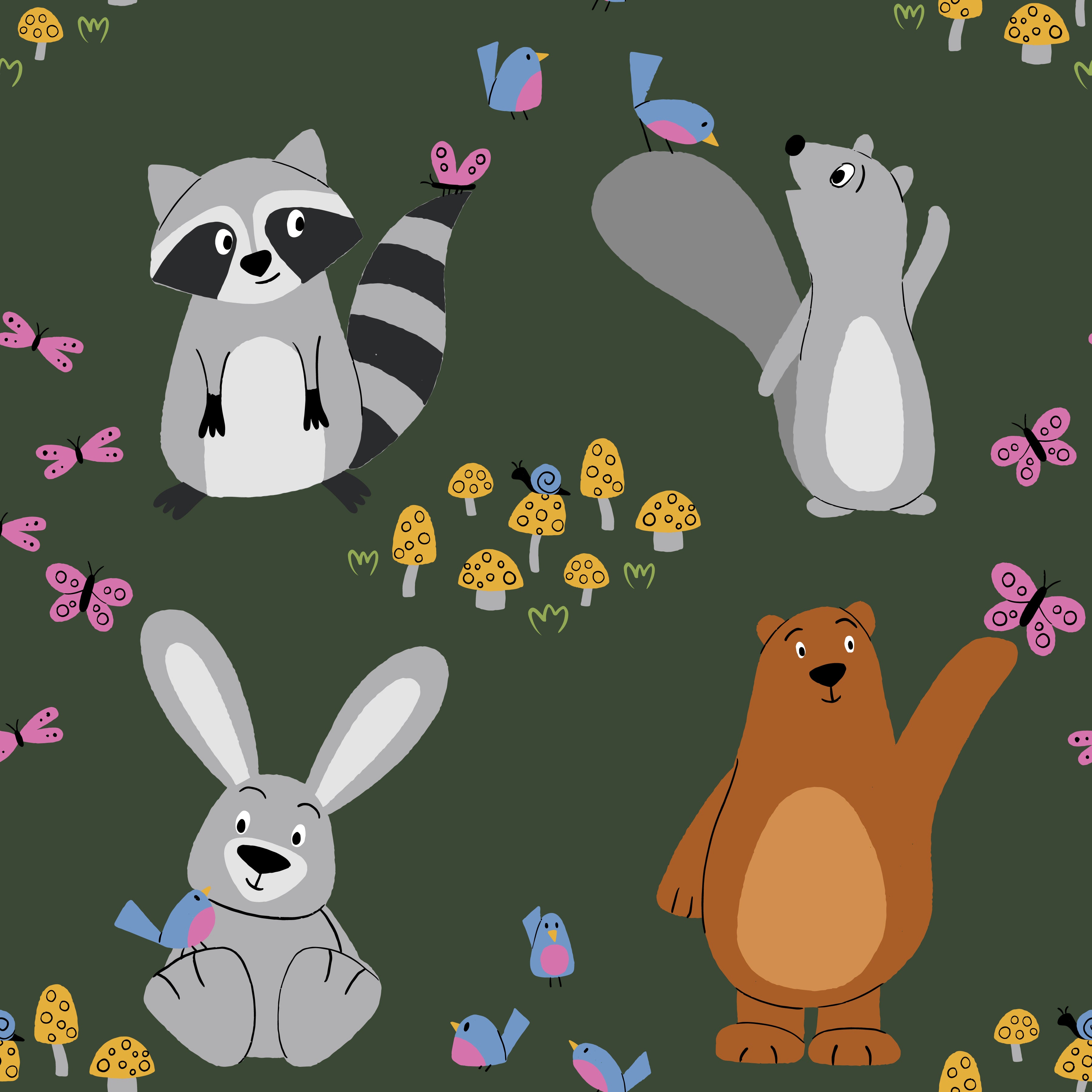 Forest Friends - Sunshine - Fabric Collection