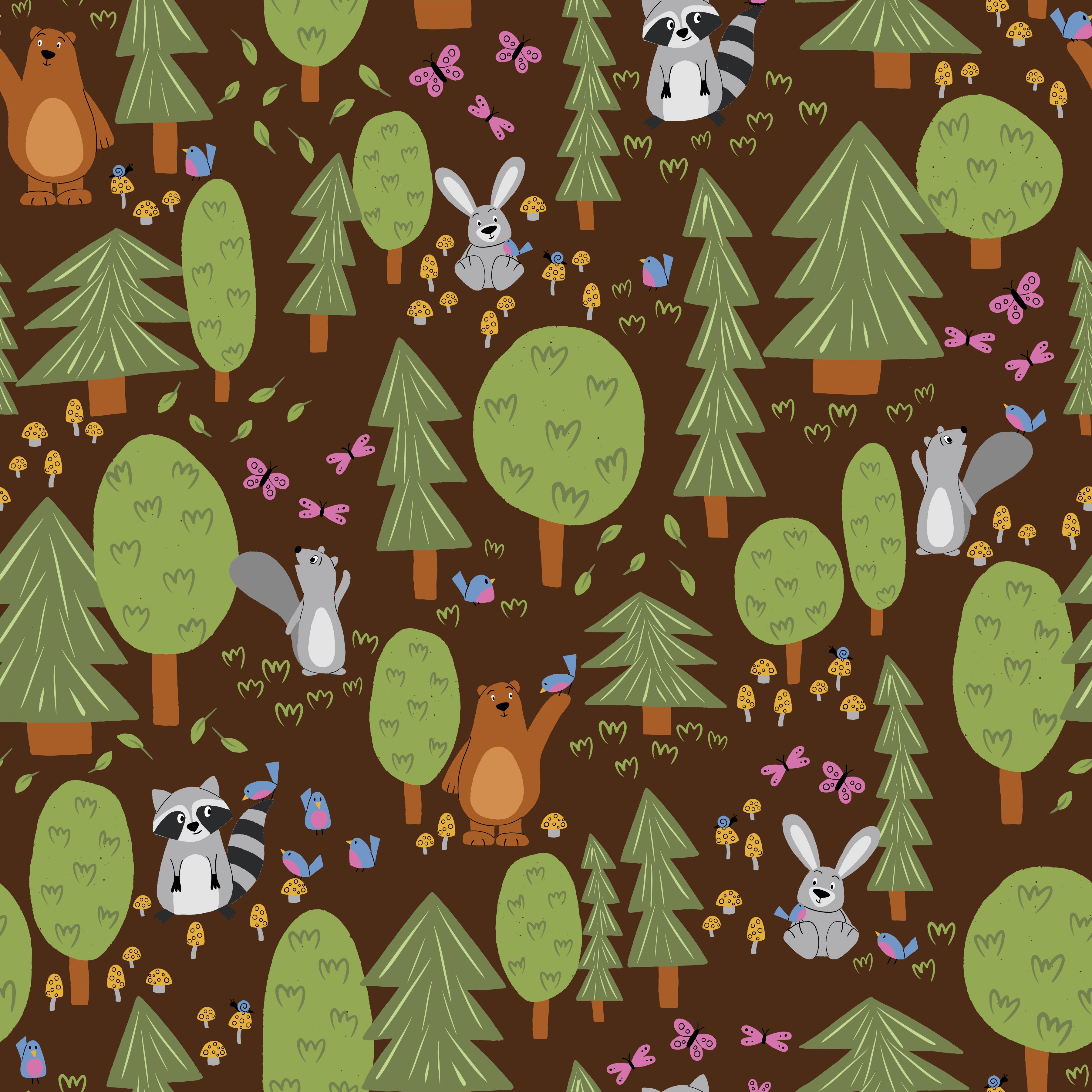 Forest Friends - Sunshine - Fabric Collection