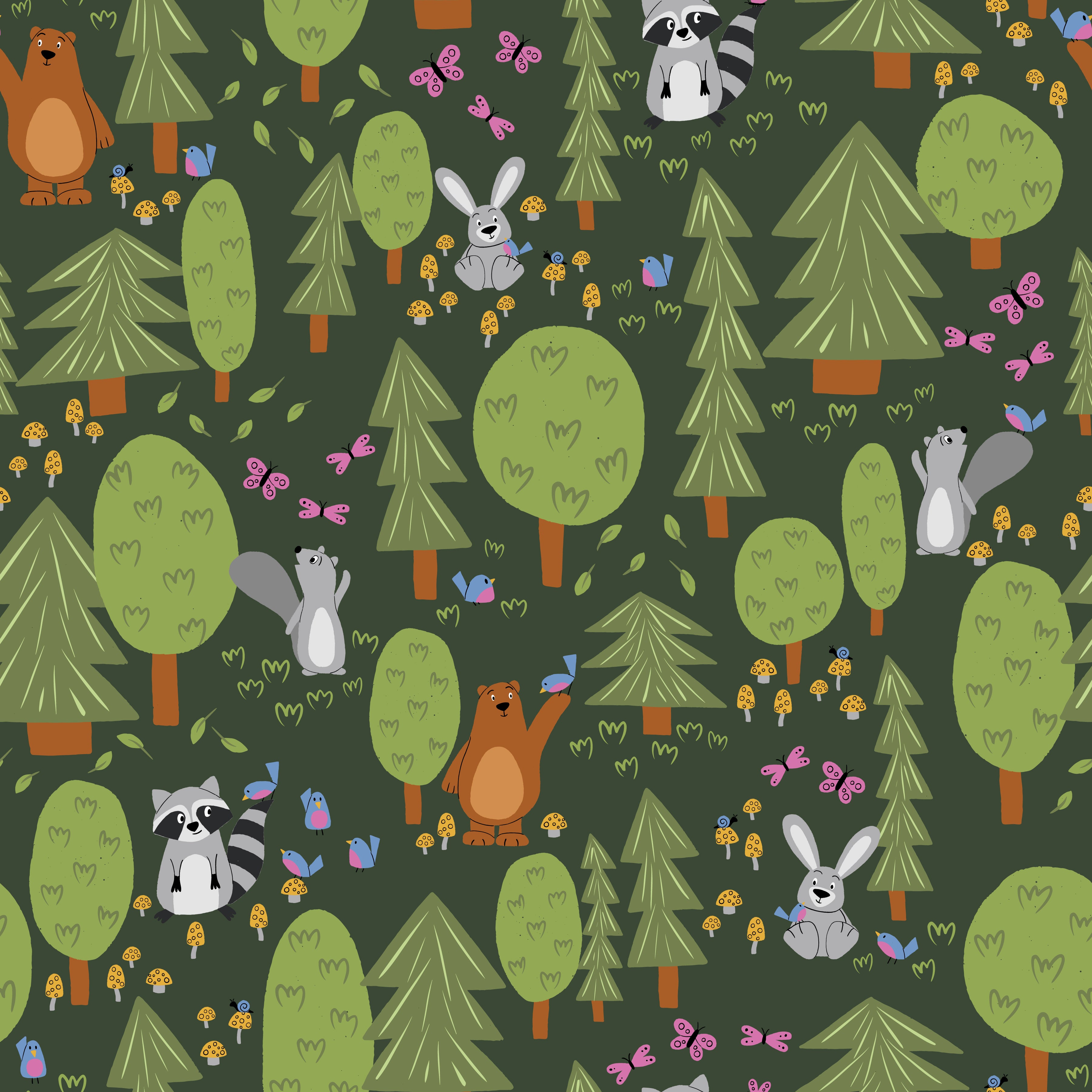 Forest Friends - Sunshine - Fabric Collection