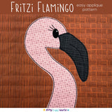 Fritzi Flamingo Applique Pattern