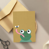 Frog - printable art - collage style